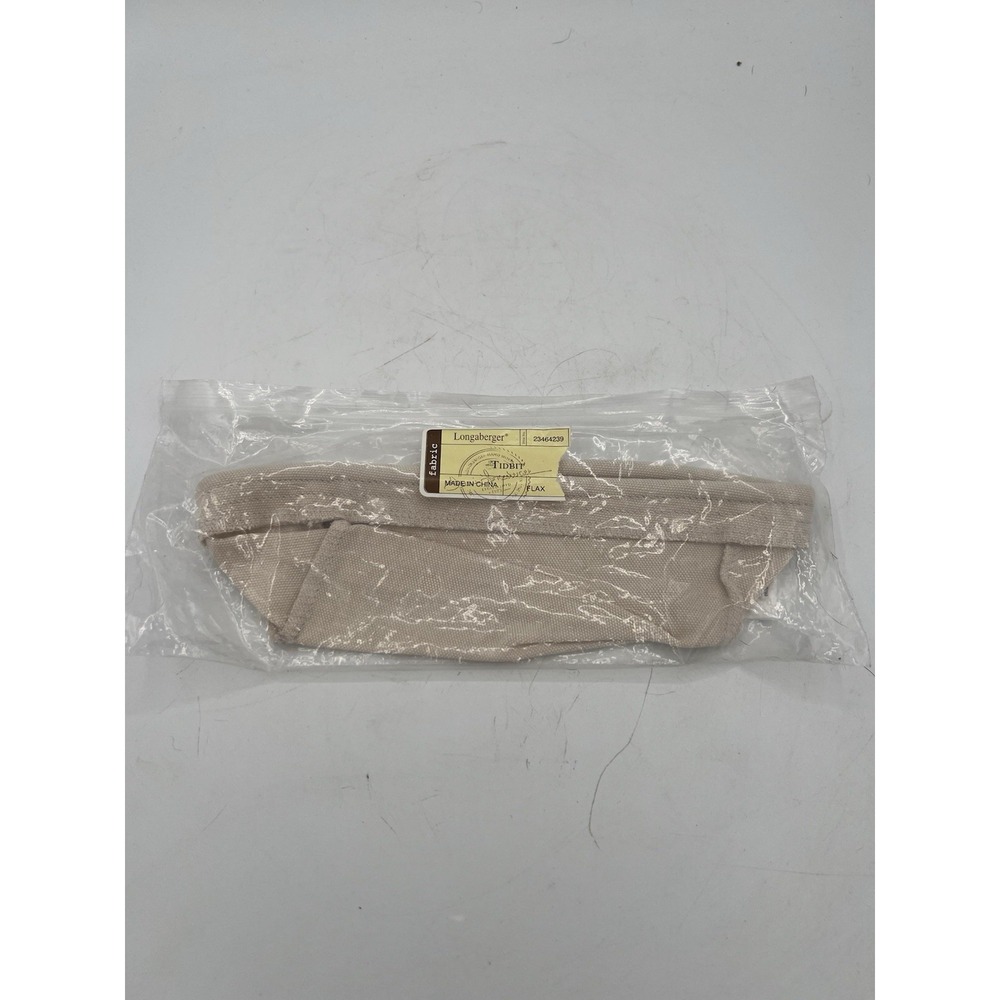 Longaberger Tidbit Basket Liner Only -Flax